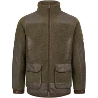 Jacheta Blaser Sherpa Fleece Dark Brown, Marime Xl