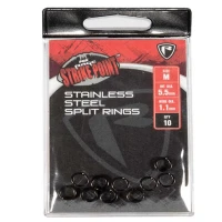 Inele Despicate Fox Rage Srike Point Stainless Steel Small, 10buc