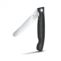 Briceag Cutit Pliabil Victorinox, Swiss Classic Paring Knife, Lama Zimtata 11cm, Negru