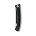 Briceag Cutit Pliabil Victorinox, Swiss Classic Paring Knife, Lama Zimtata 11cm, Negru