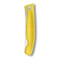 Briceag Cutit Pliabil Victorinox, SwissClassic Paring Knife, Lama Zimtata 11cm, Galben