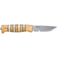 Cutit Helle Vanatoare + Teaca De Piele, Lama 8.7cm