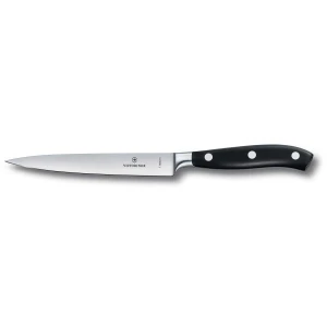 Cutit Bucatarie Victorinox Grand Maitre Carving Knife, Lama 15cm, Negru, Cutie Cadou