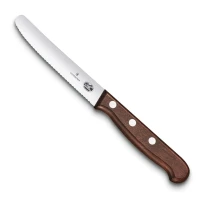 Cutit Bucatarie Victorinox, Paring Knife, Lama Zimtata 10cm, Lemn, Maro, Cutie Cadou