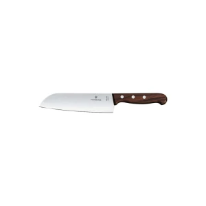 Cutit Bucatarie Victorinox SANTOKU, Lama 17 cm, Lemn , Maro, Cutie Cadou