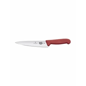 Cutit Carne Victorinox, Fibrox, Carving Knife, Lama 25cm, Rosu