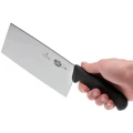 Cutit Satar Victorinox Fibrox Chinese Knife, Lama 18cm, Negru