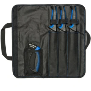 TRUSA MUSTAD PENTRU FILETAT 3CUTITE+ASCUTITOR+PLANSA BLUE