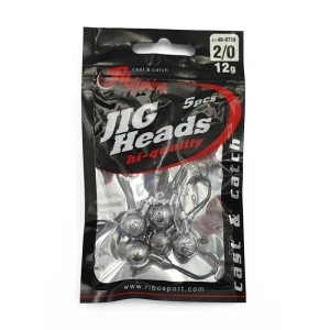 JIG HEAD FILFISHING CU CARLIG VMC BLACK NICKEL 1/0  4GR 5BUC/PLIC