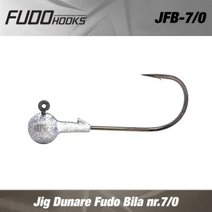 Jig Fudo Bila Bn Black Nickel Nr.7/0 28gr 4buc/plic