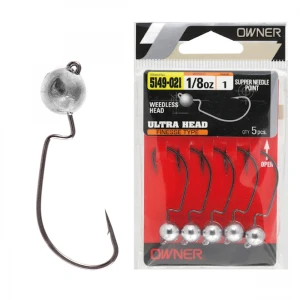 Jig Lestat Owner 5149 No.1 1/16Oz Ultra Head Finesse Type 1.77g 5buc/plic