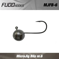 Micro Jig Fudo Bila nr.6 BN black nickel 0.5gr 9buc/plic