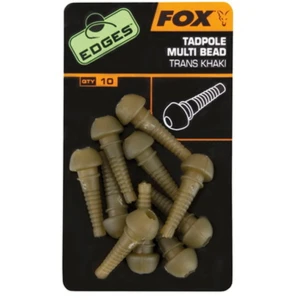 Fox Edges Tadpole Multi Bead, Khaki, 10buc/pac