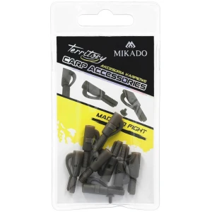 Safety Lead Clips Mikado / Gray-Green Buc.10