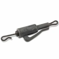 Clips Plumb Piedut Nash Speed Ezi Drop Lead Clip Silt + Vartej Cu Agrafa Rapida, 8buc/pac