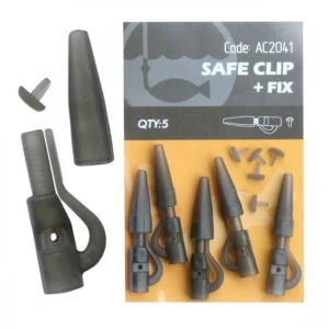 Clips Plumb Pierdut Orange Safe Clip+Fix+Tail Rubber 5buc 40mm