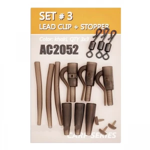 Kit Montura Plumb Pierdut Orange Safe Clip Rig 3x3buc