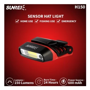 LANTERNA SUNREI H15 150LUMENI 5G 600MAH