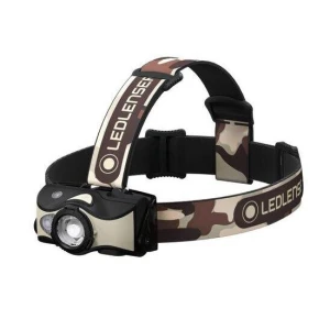 Lanterna cap Led Lenser MH8 Black Sand 600 Lumeni