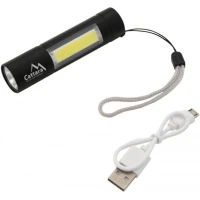 Lanterna Cattara Retractabila Led 120lm, Black