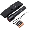 LANTERNA LED LENSER P14, 800 LUMENI / 4XAA + HUSA