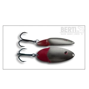 LINGURA OSCILANTA BERTILURE LUCKY REDTAIL XXL NICKEL AMPRENTA PATRATE 7.8 CM 13 GRAME