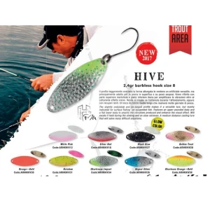 LINGURITA OSCILANTA COLMIC HIVE 2.4gr Silver Red