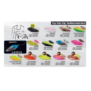 Lingura Oscilanta Colmic Herakles Ammer 1.5g Rainbow