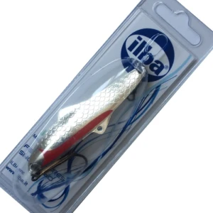 Lingura oscilanta Ilba Linus Nr.1 Silver/Red 8g