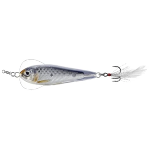 Lingurita Oscilanta Live Target Flutter Shad Sinking, Silver / Black, 6cm, 21g