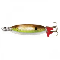 Oscilanta 32gr 95mm Dam Effzett Slim Standard Spoon Olive Silver Uv