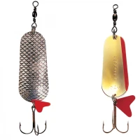 Oscilanta 6gr 32mm Dam Effzett Scales Spoon Silver Gold