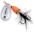 Lingurita Rotativa Zebco 4g Trophy Z-Vibe & Fly No.1 orange body/silver/black fly sinking