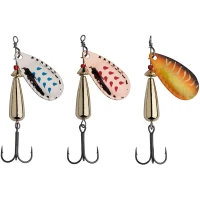 Lingurita Rotativa Abu Garcia Droppen 3 Pack, Culoare Assorted, 8g, 3buc/plic