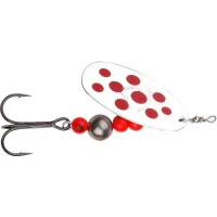 Lingurita Rotativa Savage Gear Caviar Fluo Orange Silver Nr.2 6g