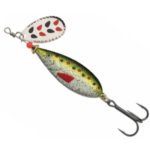 Lingura Rotativa Abu Garcia Droppen Maxi Spinners, Green Back Minnow, 9g, 7.5cm