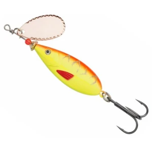 Lingura Rotativa Abu Garcia Droppen Maxi Spinners, Red Hot Tiger, 9g, 7.5cm