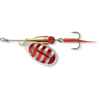 Lingura Rotativa Cormoran Bullet Nr.3/7g Culoare Silver Red Stipes