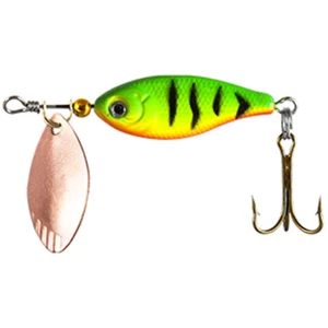 Lingurita Rotativa EnergoTeam Wizard Chub Spinner, Verde Tiger, 4cm, 8g