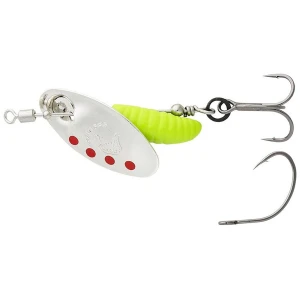 Lingurita Rotativa Savage Gear Spinner Grub, Sinking, Silver Red Lime, Nr.1, 3.8g