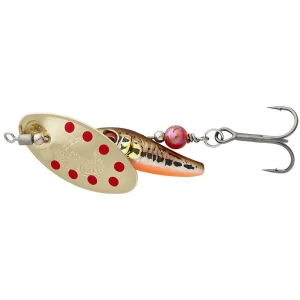 Lingurita Rotativa Savage Gear Spinner Sticklebait, Sinking, Minnow Gold Red, Nr.4, 9.1g