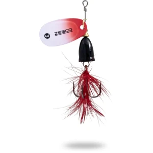 Lingurita Rotativa Zebco 10g Trophy Z-Vibe & Fly No. 4 black body/silver white-red/red fly sinking