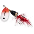 Lingurita Rotativa Zebco 10g Trophy Z-Vibe & Fly No. 4 black body/silver white-red/red fly sinking