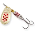 Lingurita Rotativa Zebco Trophy Z-Swirl Gold/Red Dots, Nr.1, 4g, Sinking