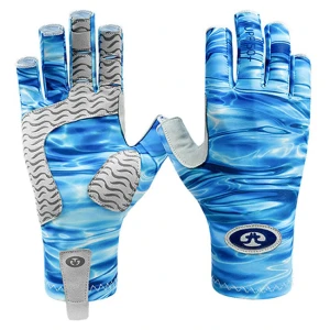 Manusi Flying Fisherman Sunbandit Pro Series Gloves Blue Water L-XL