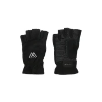 Manusi Mikado Fleece - Half Finger Xl - Black - Gray