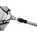 Minciog Aluminiu Zfish Landing Net NFX Rubber Mesh, 240cm, 3seg