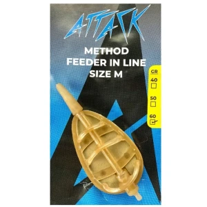  Method Feeder Attack Inline, Medium 50g 1buc/plic