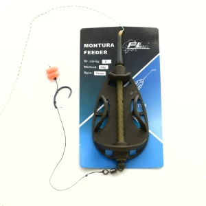 MONTURA FEEDER FL METHOD FARA TIJA 30G CARLIG NR 8 SPIN 10MM CU PORUMB FLOTANT E A