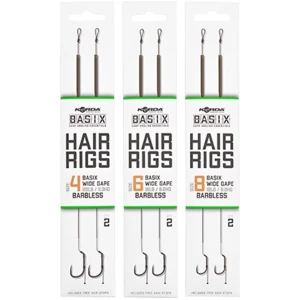 MONTURA KORDA BASIX WIDE GAPE BARBLESS 4/25LB 2BUC/PLIC